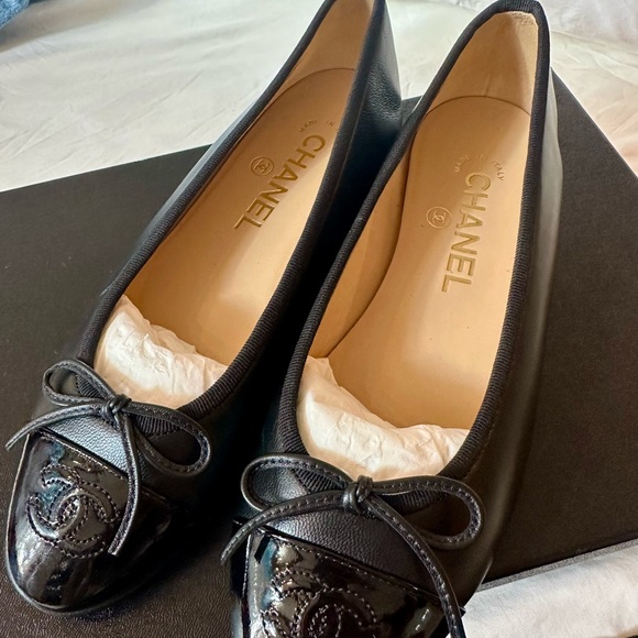 CHANEL | Shoes | Chanel Black Patent Leather Loafers | Poshmark